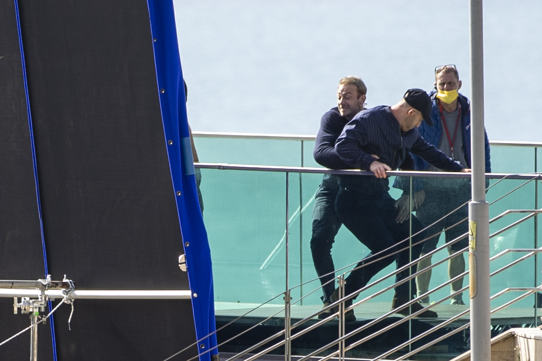 Jason Statham yeni filmi için Antalya'da!