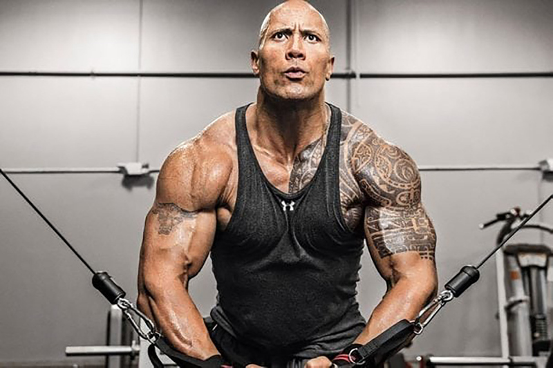 Dwayne Johnson egzersiz rutinini açıkladı