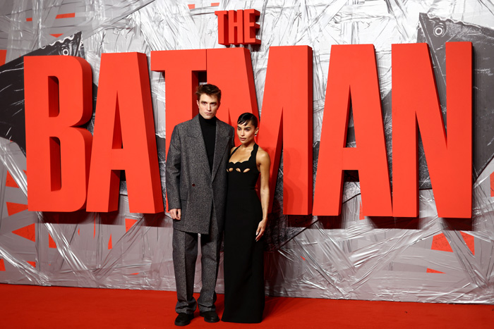 Robert Pattinson ve Zoe Kravitz The Batman'in Londra Galasında!