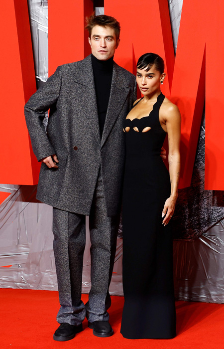 Robert Pattinson ve Zoe Kravitz The Batman'in Londra Galasında!