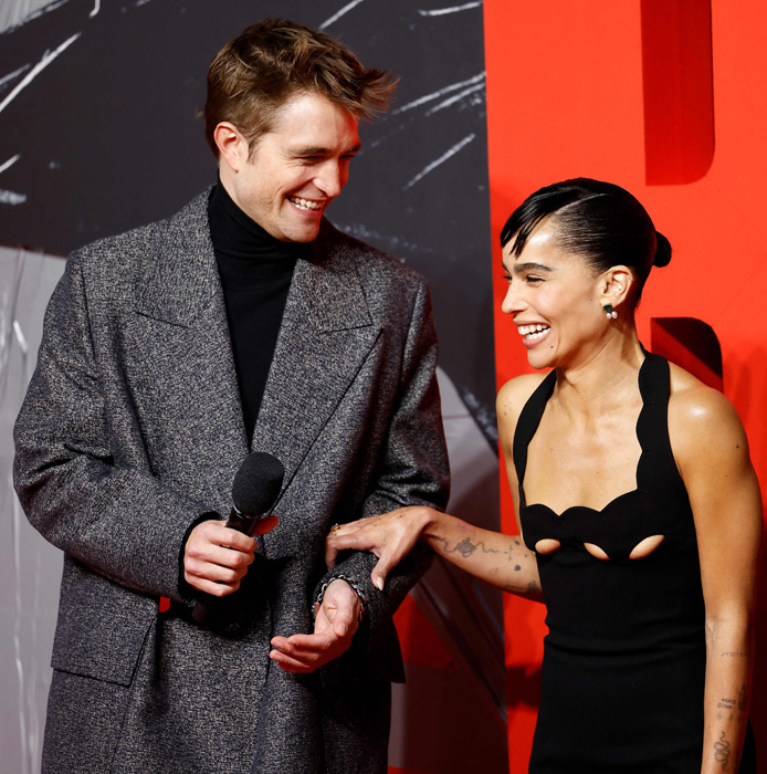 Robert Pattinson ve Zoe Kravitz The Batman'in Londra Galasında!