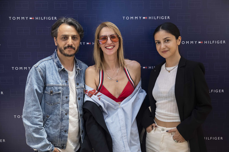 Tommy Hilfiger konsept mağazasının açılış partisinde buluştular