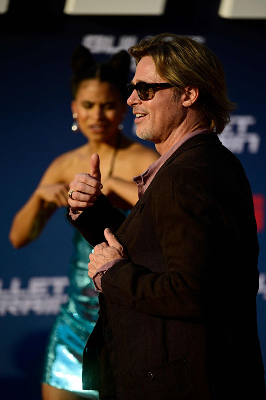 Brad Pitt'in dikkat çeken stili