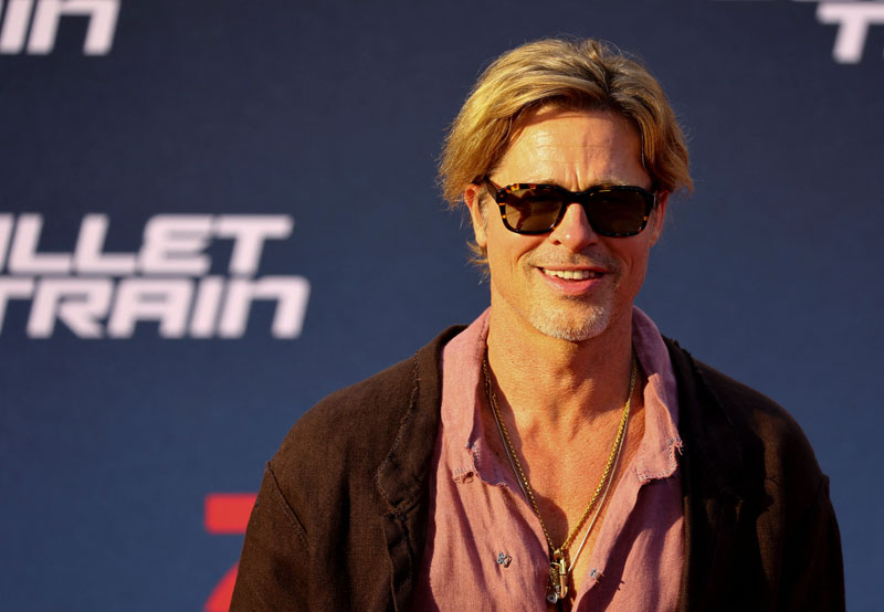 Brad Pitt'in dikkat çeken stili