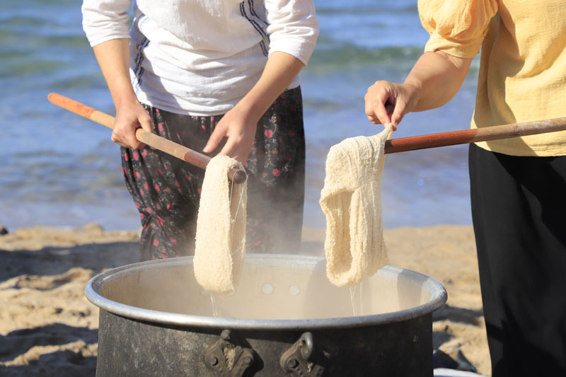 “Şile Bezi Küllerinden Doğuyor”