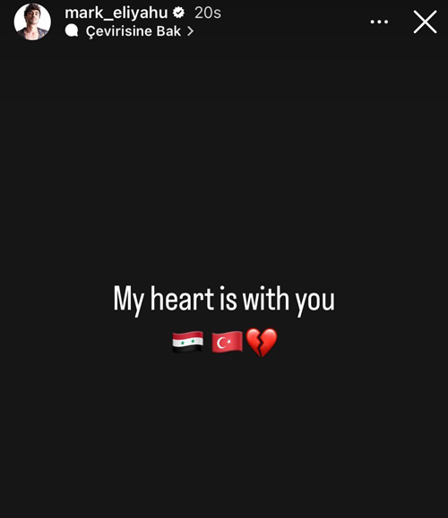 Dünyaca Ünlü Sanatçılardan Deprem İçin Destek Paylaşımları