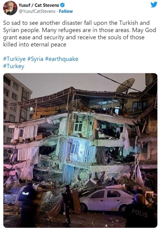 Dünyaca Ünlü Sanatçılardan Deprem İçin Destek Paylaşımları