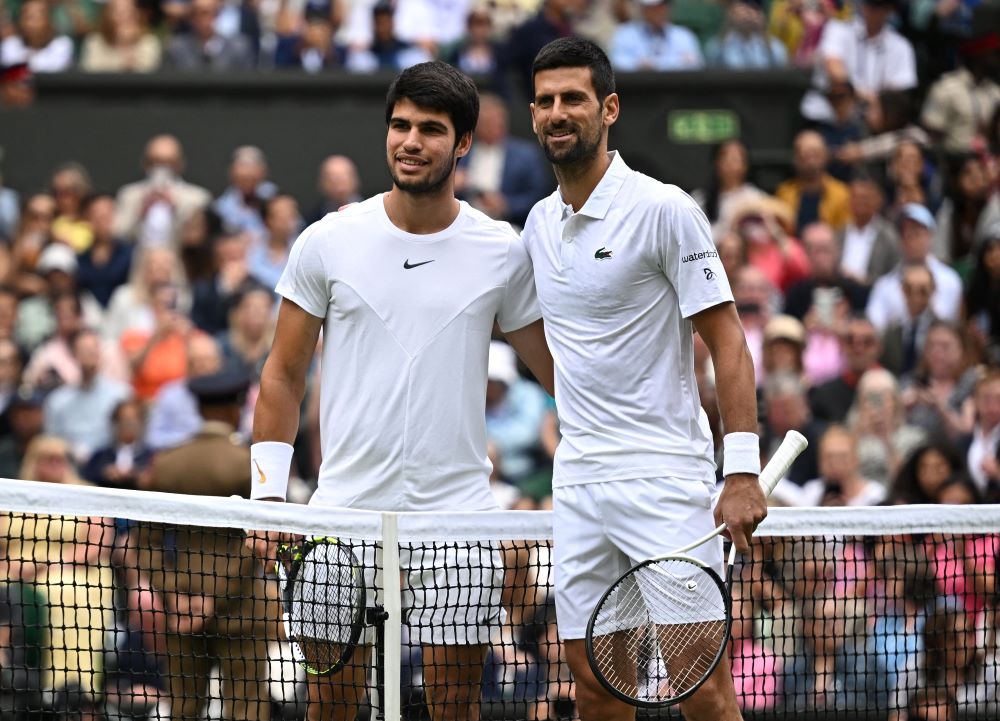 Carlos Alcaraz ve Novak Djokovic