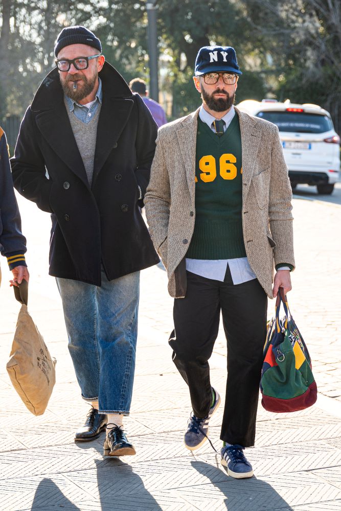 Stil Sahibi Beyler Buraya: Sonbahar/Kış 2024-25 Pitti Uomo Fuarı Sokak Stilleri