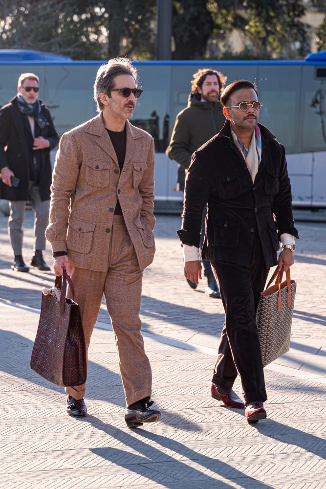 Stil Sahibi Beyler Buraya: Sonbahar/Kış 2024-25 Pitti Uomo Fuarı Sokak Stilleri