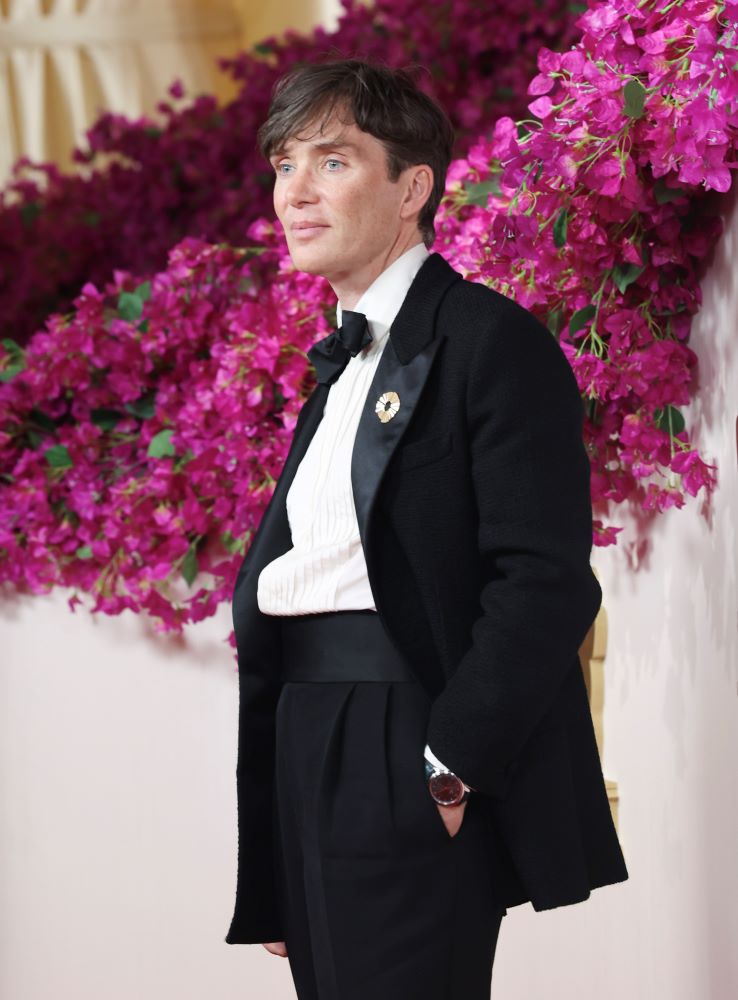 Cillian Murphy, Omega De Ville Prestige 40 mm çelik saatiyle