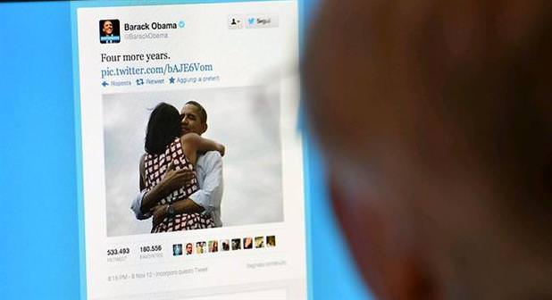 Obama'nın zafer fotoğrafı Facebook'u salladı