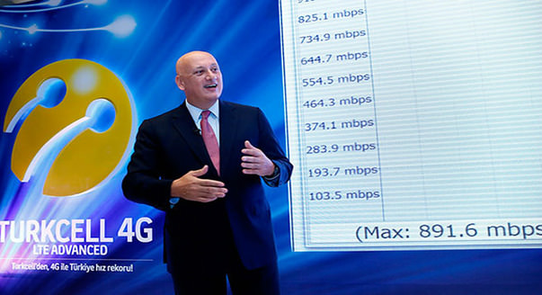 Turkcell'den 4G hız rekoru