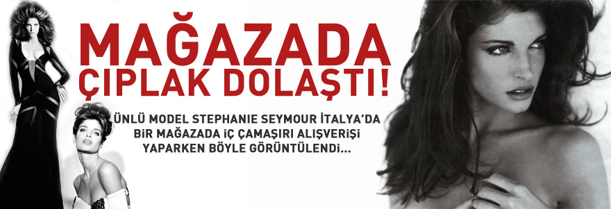 Mağazada çıplak dolaştı!