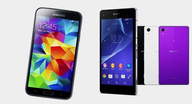 Galaxy S5 ve Xperia Z2 arasında kıyasıya rekabet!