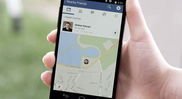 Facebook çevrenizdeki arkadaşlarınızı gösterecek