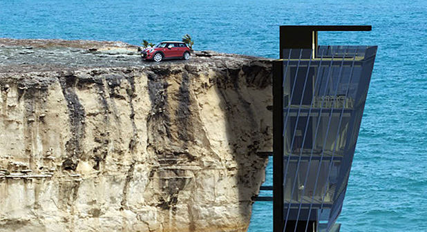 Olağanüstü manzaralı uçurum ev ile tanışın