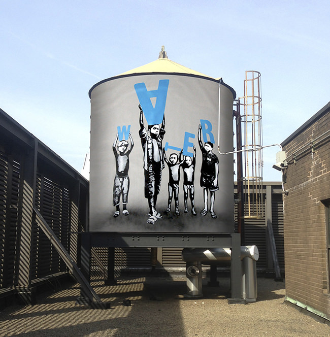 Sanatçılar New York silüetine dokundu