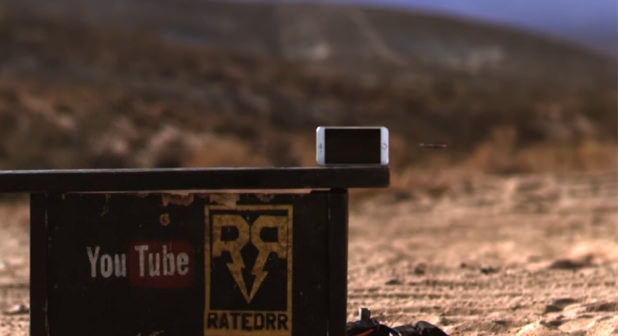 iPhone 6 plus'a tüfekle ateş edilse ne olur?