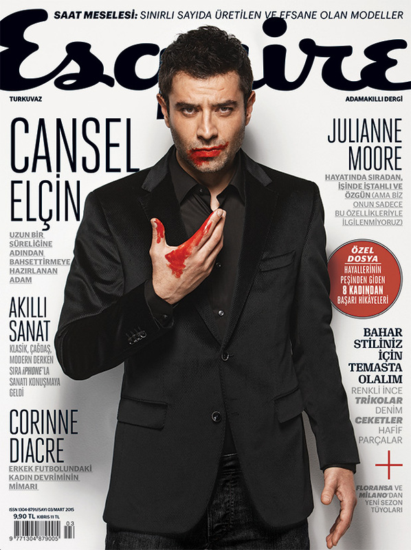Cansel Elçin - Esquire Mart 2015