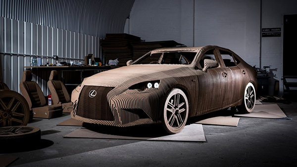 Lexus, kartondan gerçek araba yaptı!