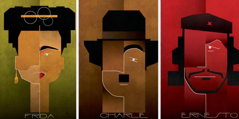 İtalyan tasarımcı Babina'dan ikonik yüzler serisi