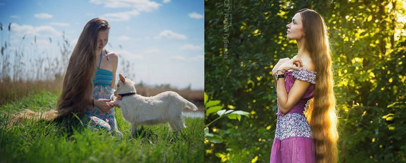 Modern çağın Rapunzeli : Dashik Gubanova