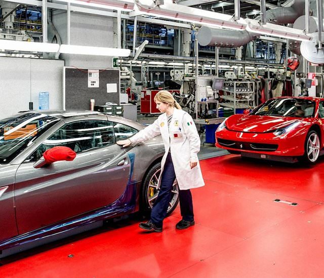 Ferrari işte böyle yapılıyor