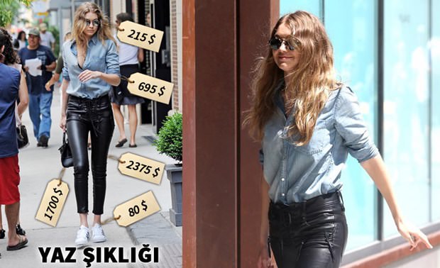 Gigi Hadid'in yaz şıklığı