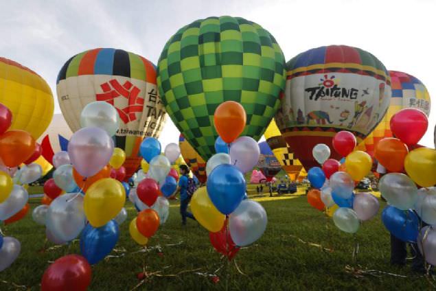 Tayvan'daki balon festivalinden kareler