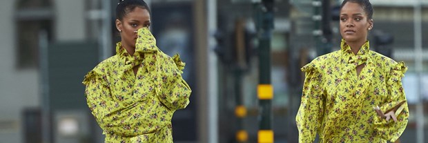 Rihanna'nın çiçek modası