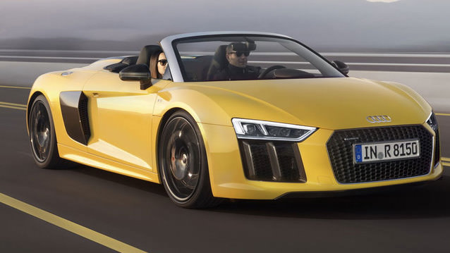 Audi R8 V10 Spyder yollara çıkıyor
