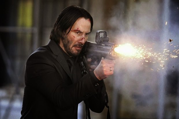 Keanu Reeves John Wick 2 için iş başında