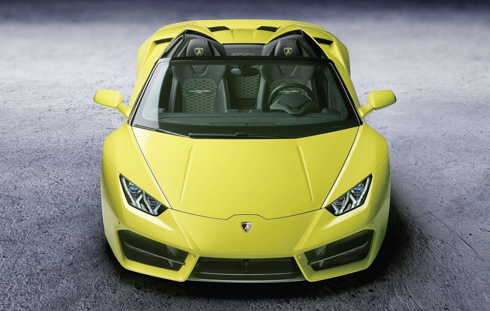 Sistem karşıtı: Lamborghini Huracan Spyder