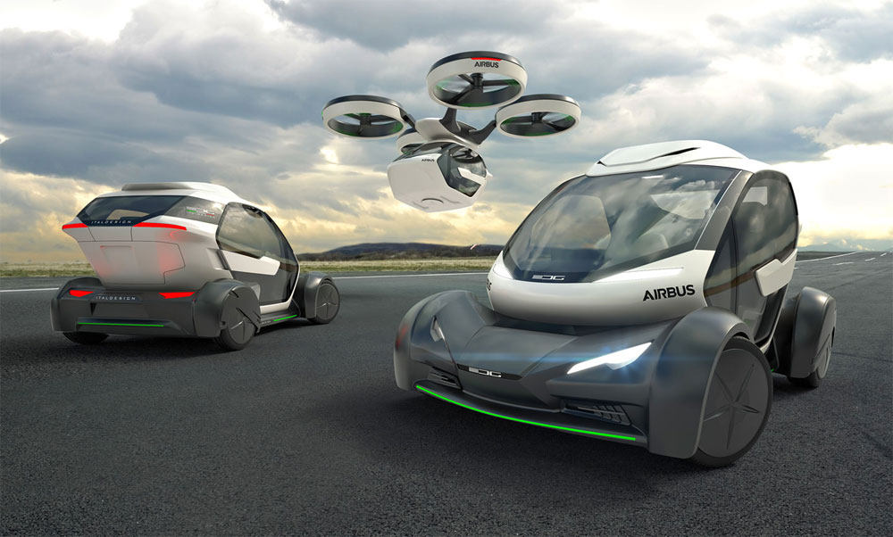 Airbus'ın 'uçan arabası' görücüye çıktı