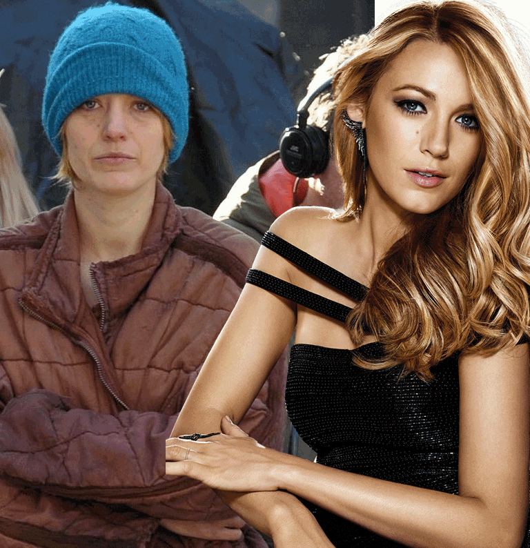 Blake Lively yeni filmi için tanınmaz halde