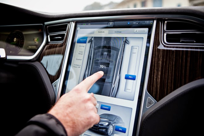 Düğme yerine tablet ekran