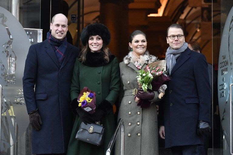 Prens William ve Kate Middleton İsveç Kraliyet Ailesi ile buluştu