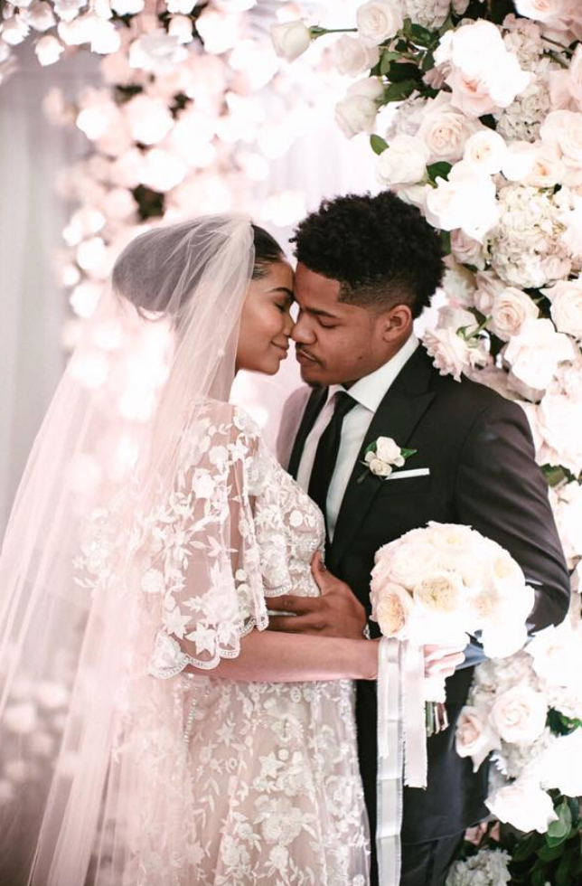 Chanel Iman ve Sterling Shepard evlendi