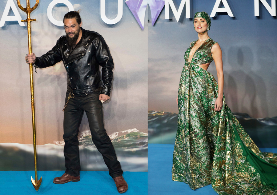 Aquaman'in galası gerçekleşti