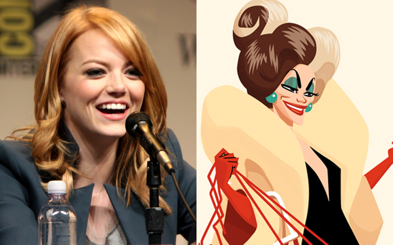 Emma Stone, Cruella De Vil oluyor