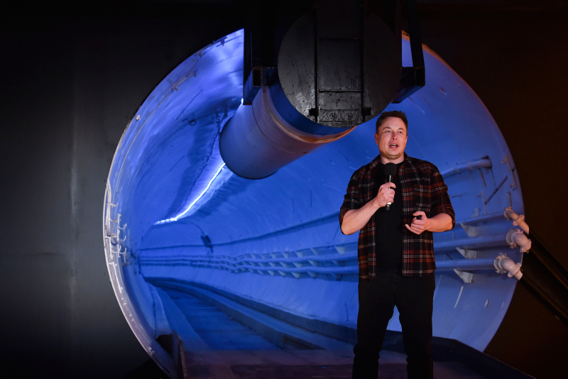 Elon Musk'ın yer altı tüneli