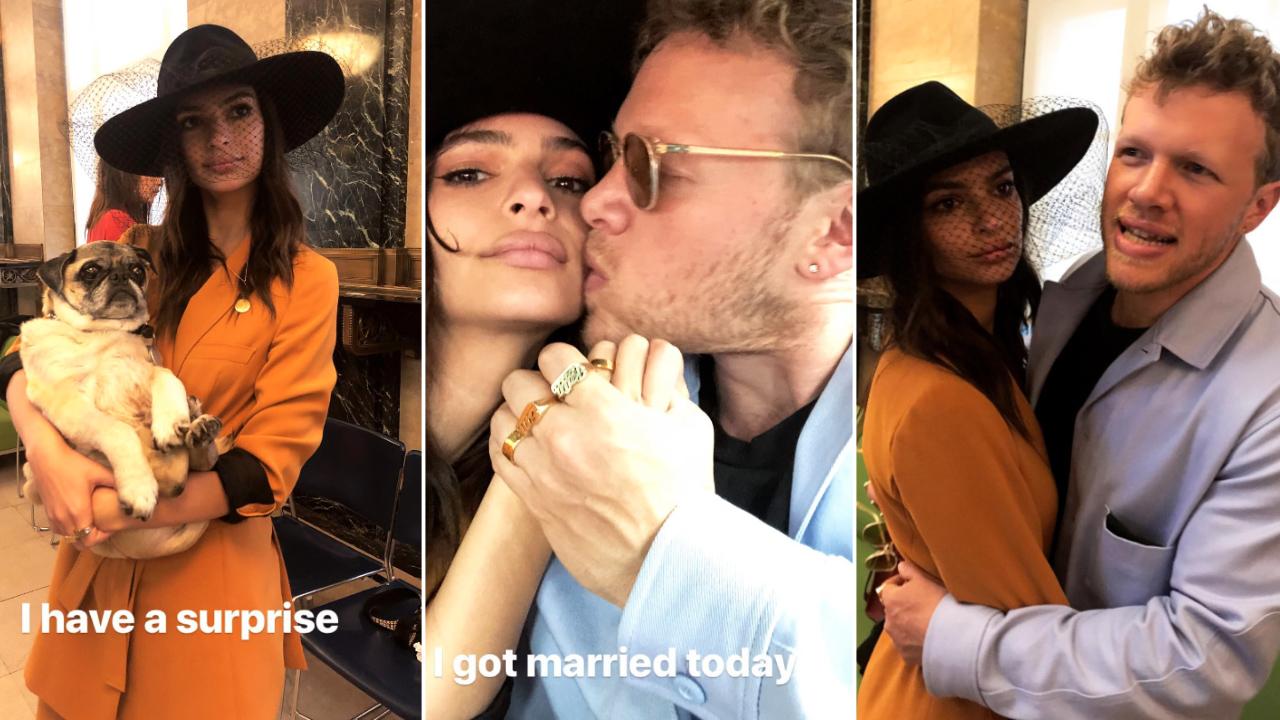 Emily Ratajkowski evlendi