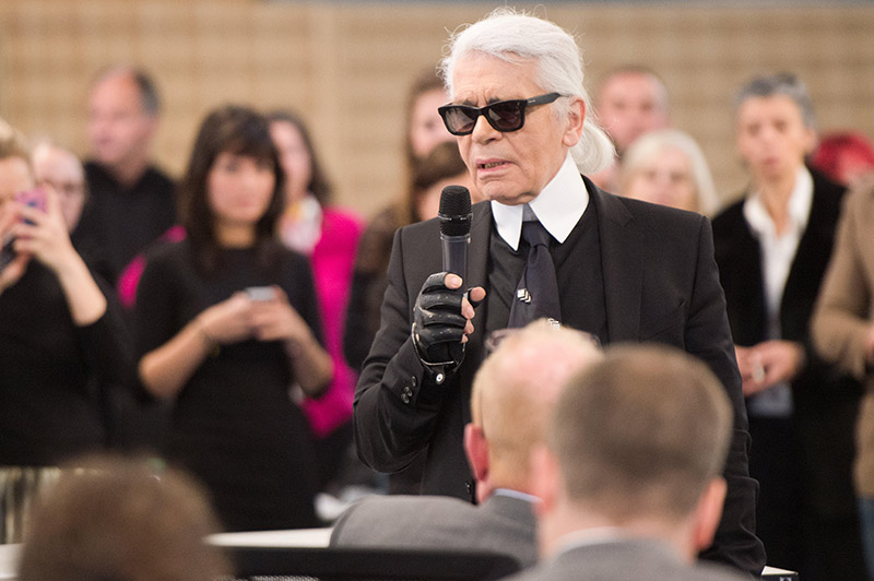 Karl Lagerfeld'e veda