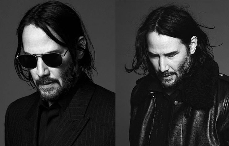 Keanu Reeves Saint Laurent’ın yeni yüzü oldu