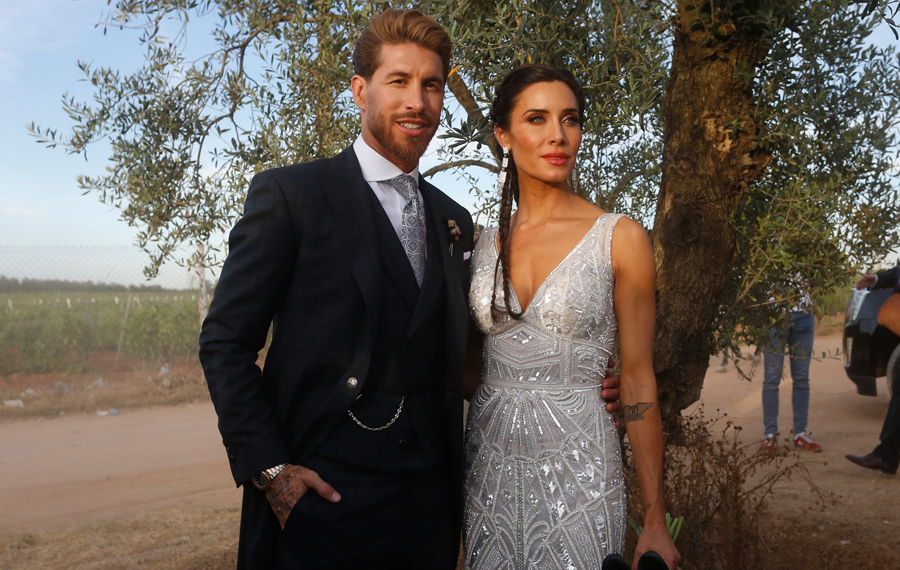 Sergio Ramos ile Pilar Rubio evlendi