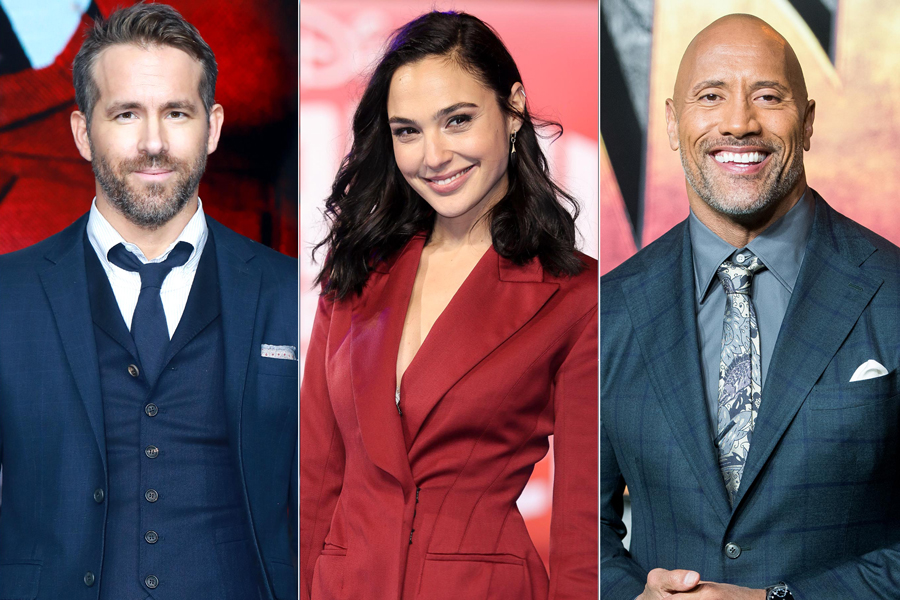 Red Notice kadrosunda: Ryan Reynolds, Dwayne Johnson ve Gal Gadot