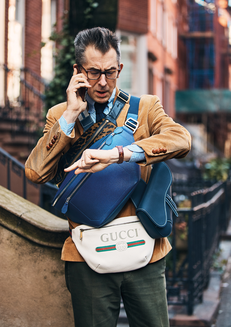 Bel çantası her yerde