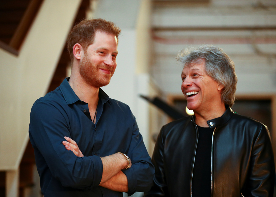 Prens Harry ile Bon Jovi’den düet!