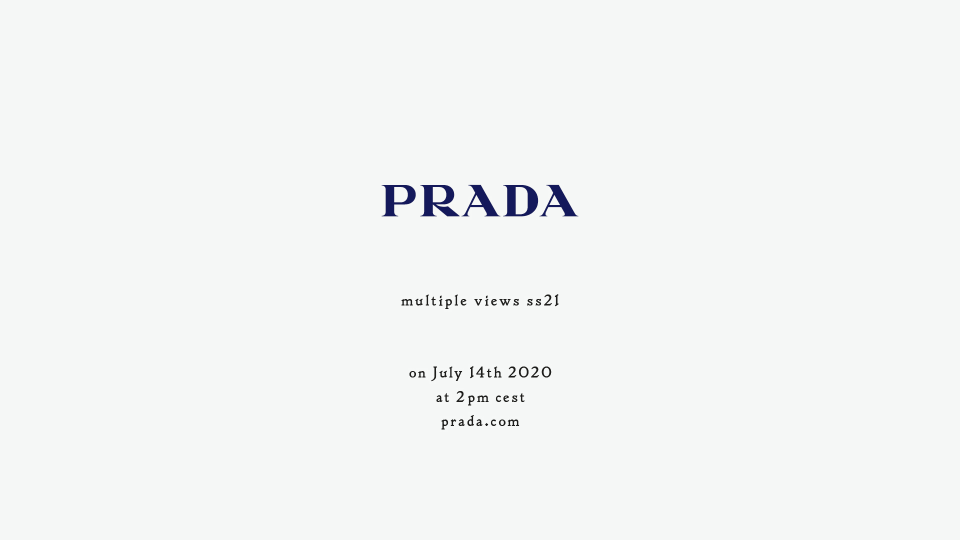 Canlı Yayın: Prada Multiple Views İlkbahar/Yaz 2021